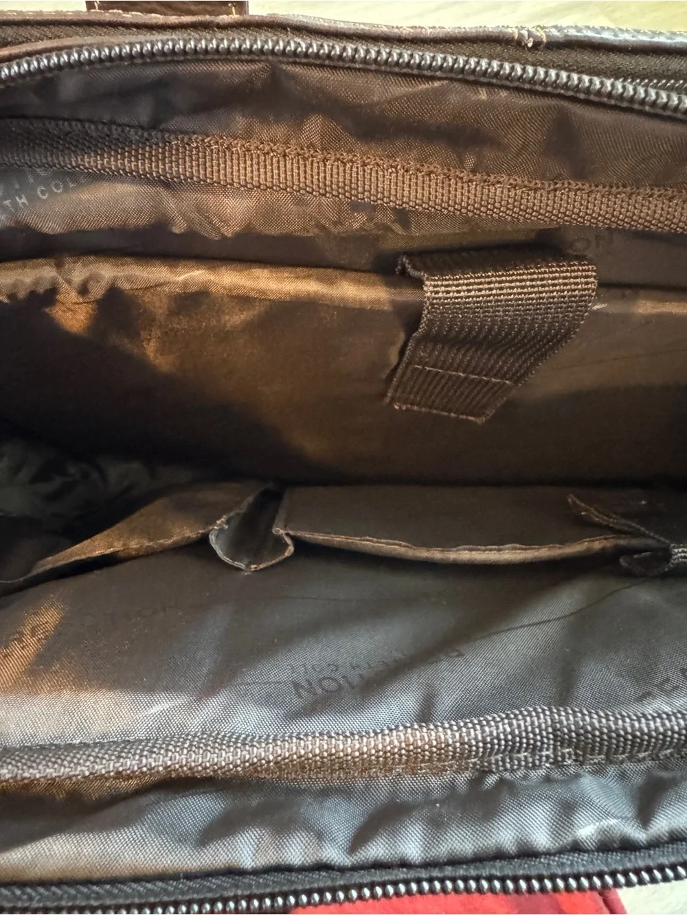 Kenneth Cole Reaction Columbian Leather Business Messenger Bag NWT RFID